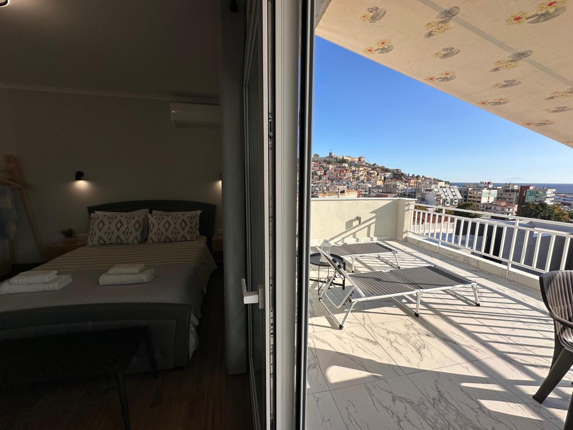 شقة Vista Kavala Center المظهر الخارجي الصورة